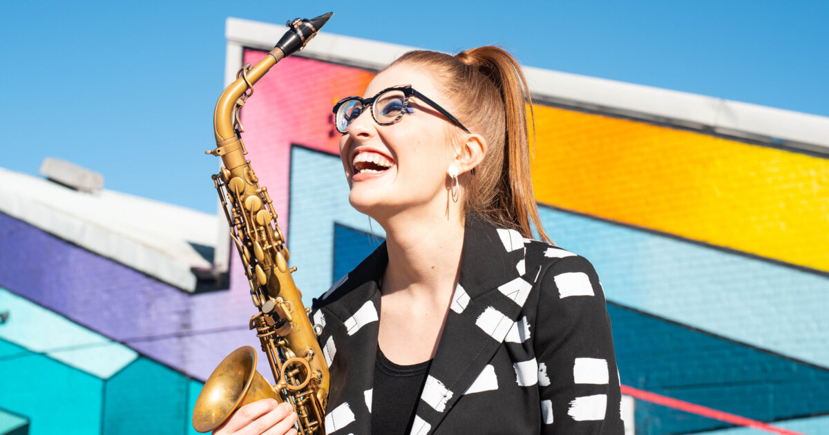 Robin Britten Saffron Hall 10th Birthday: Jess Gillam & Britten Sinfonia - What's On ...