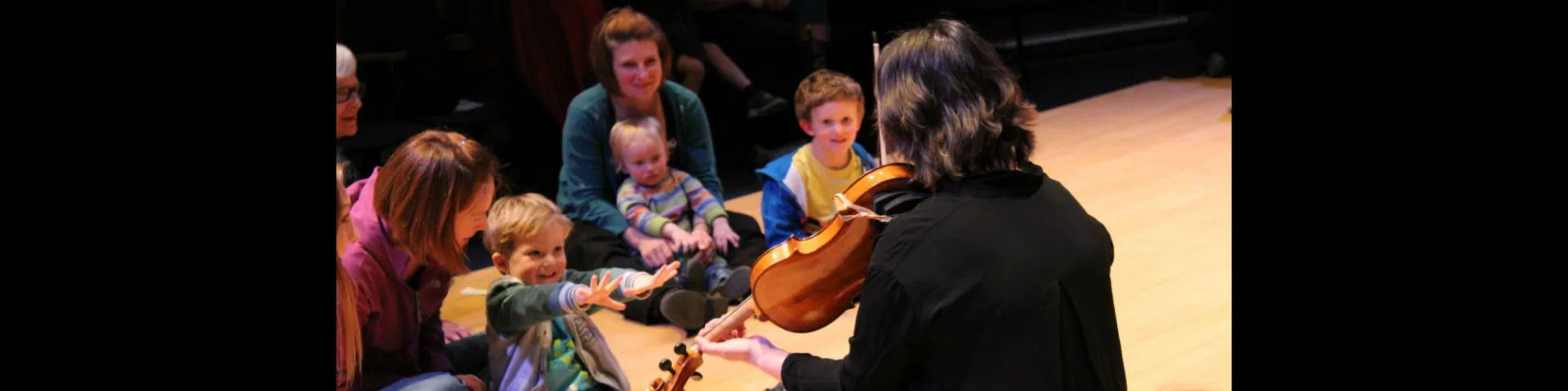 Orchestra of the Age of Enlightenment carrying out outreach work.