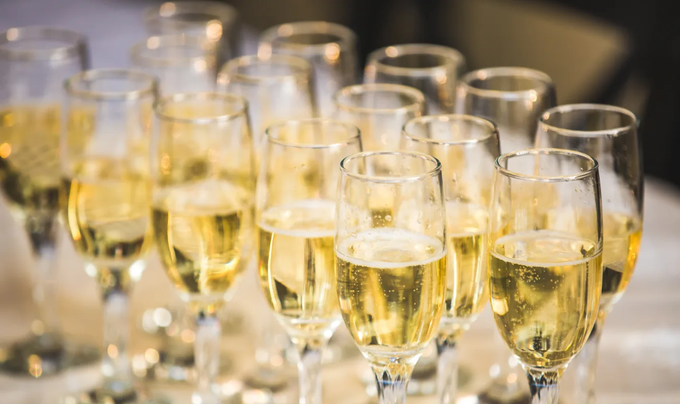 Champagne glasses