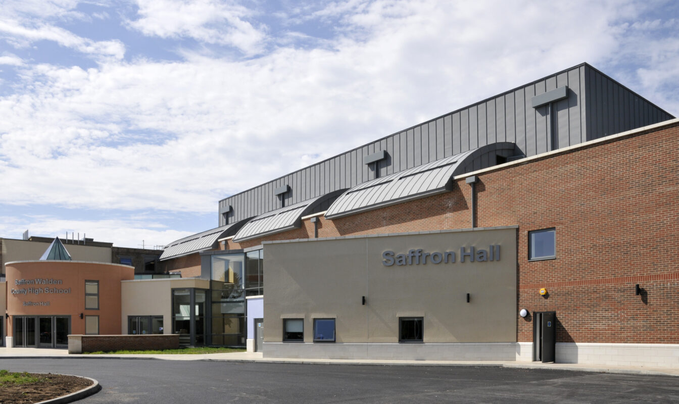 Saffron Hall from the outside